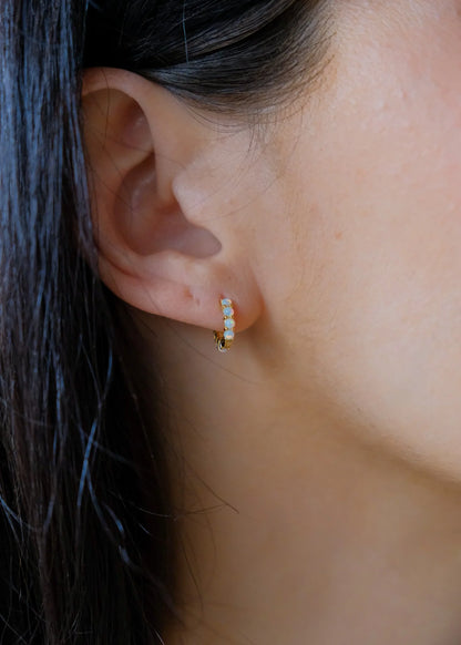 Rosewood Collection Opal Hug Hoop