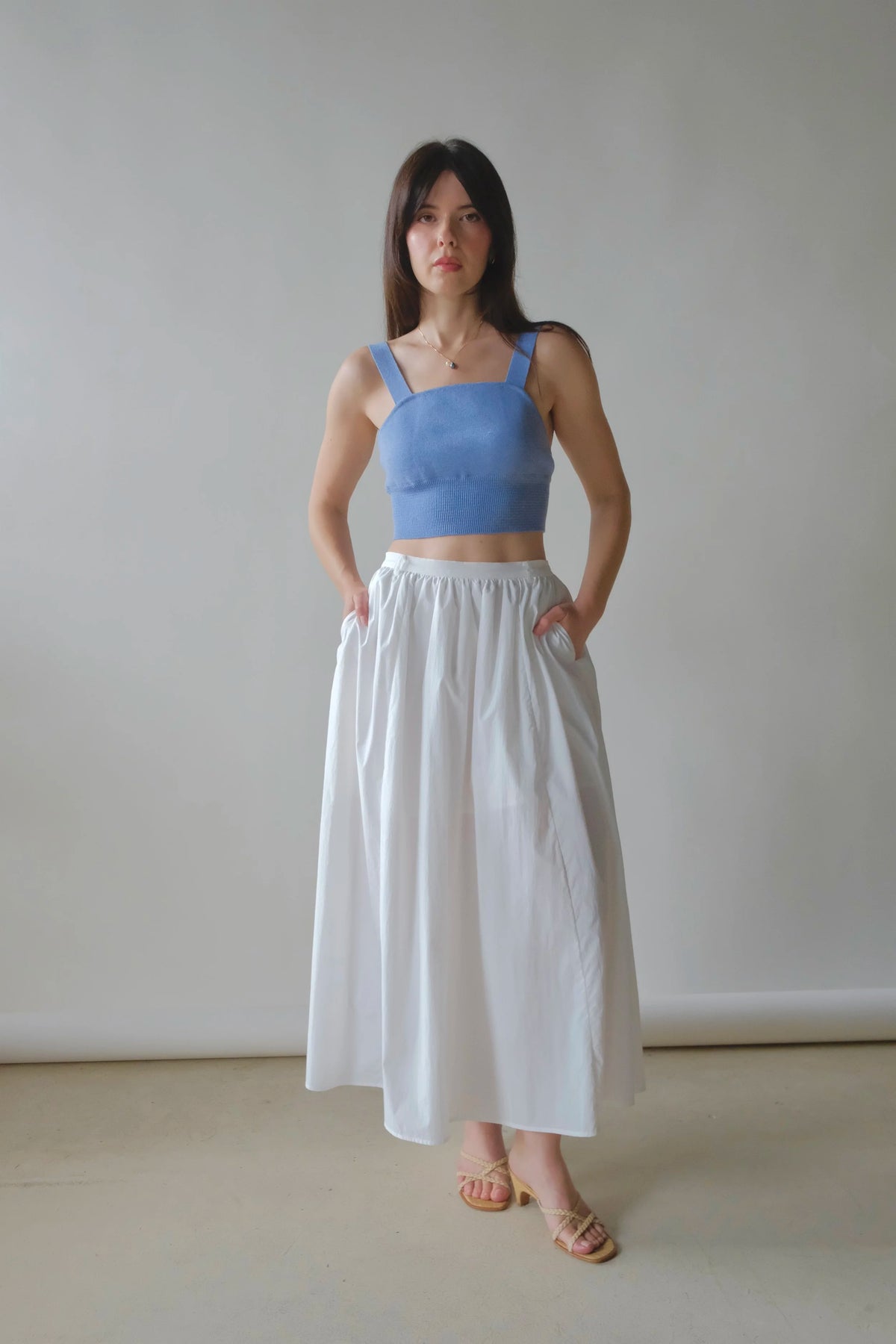Diarte Cruz Top - Ice Blue
