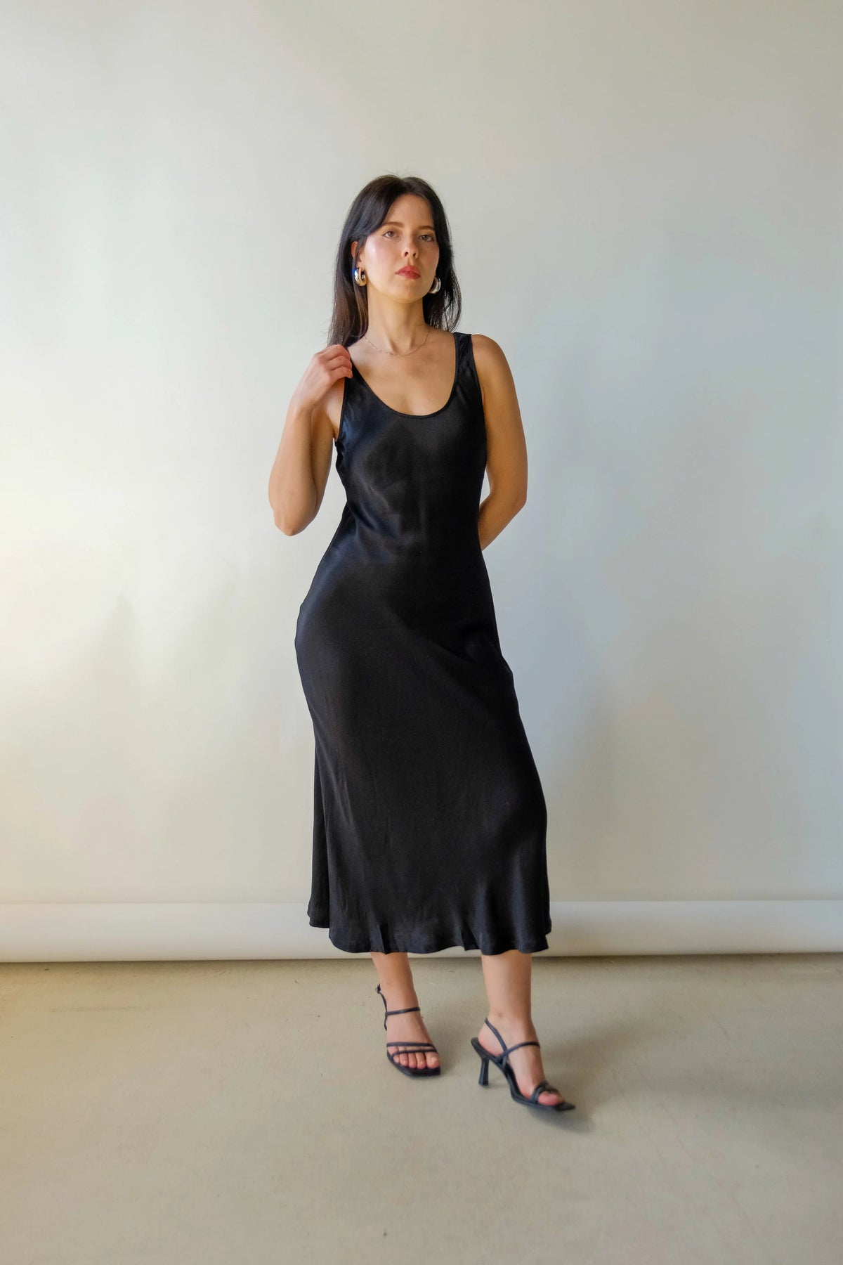 Sienna Satin Maxi Dress