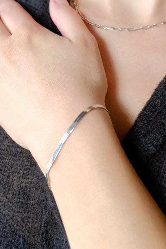 Omega Bracelet in Silver
