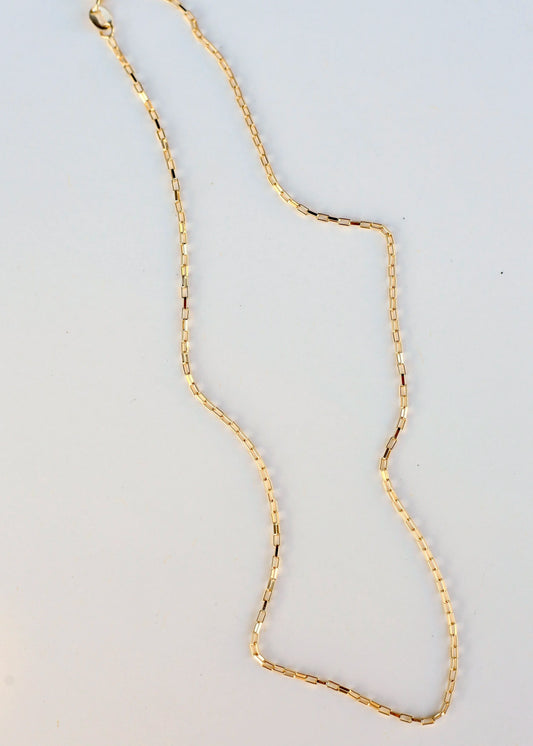 Gold Fine Box Chain