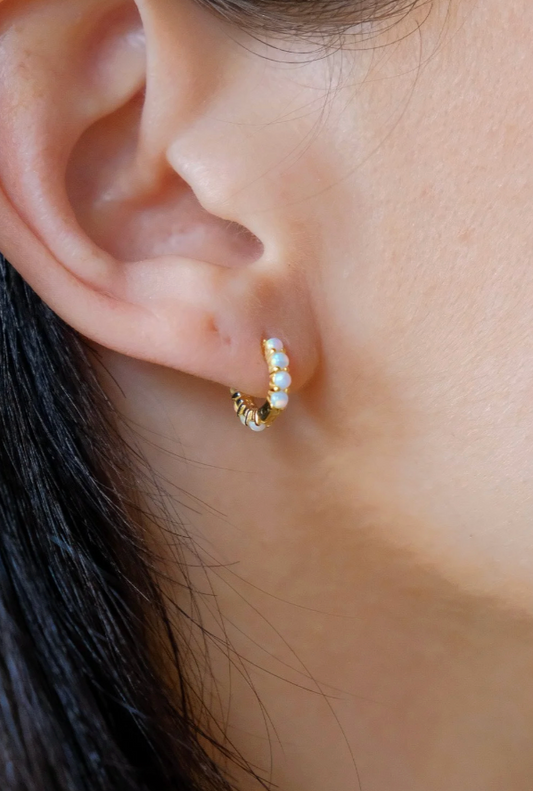 Rosewood Collection Opal Hug Hoop