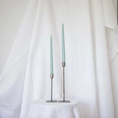 Light Blue Tapered Candles
