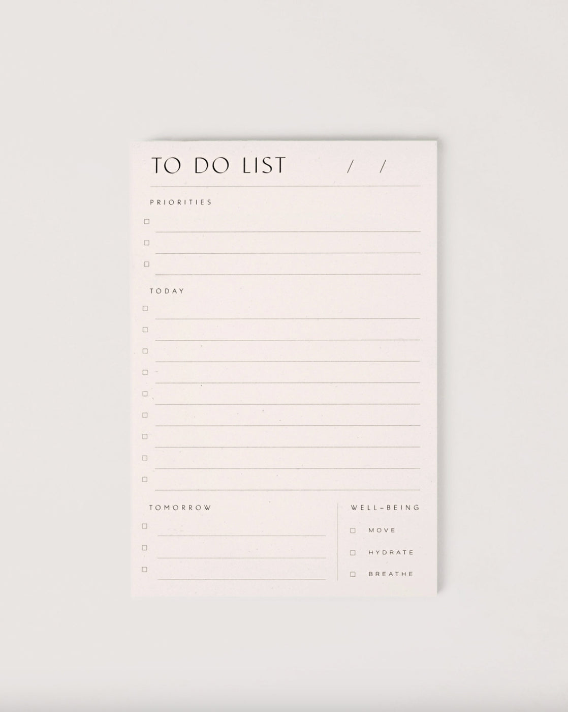 To Do List