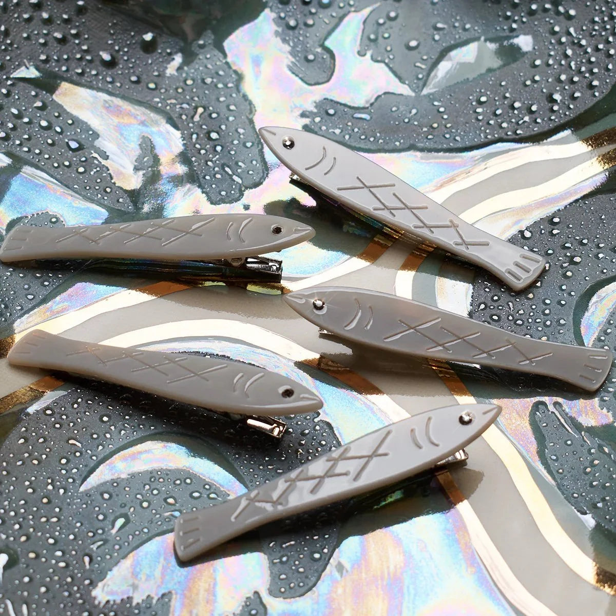Winona Irene Fish Hair Clip Set