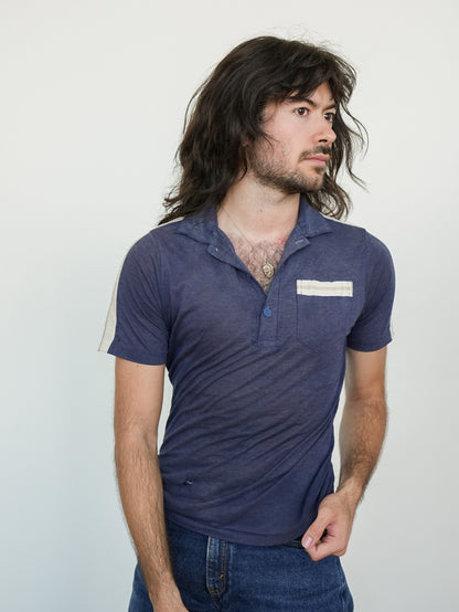Threadbare Navy Polo