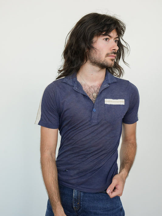 Threadbare Navy Polo
