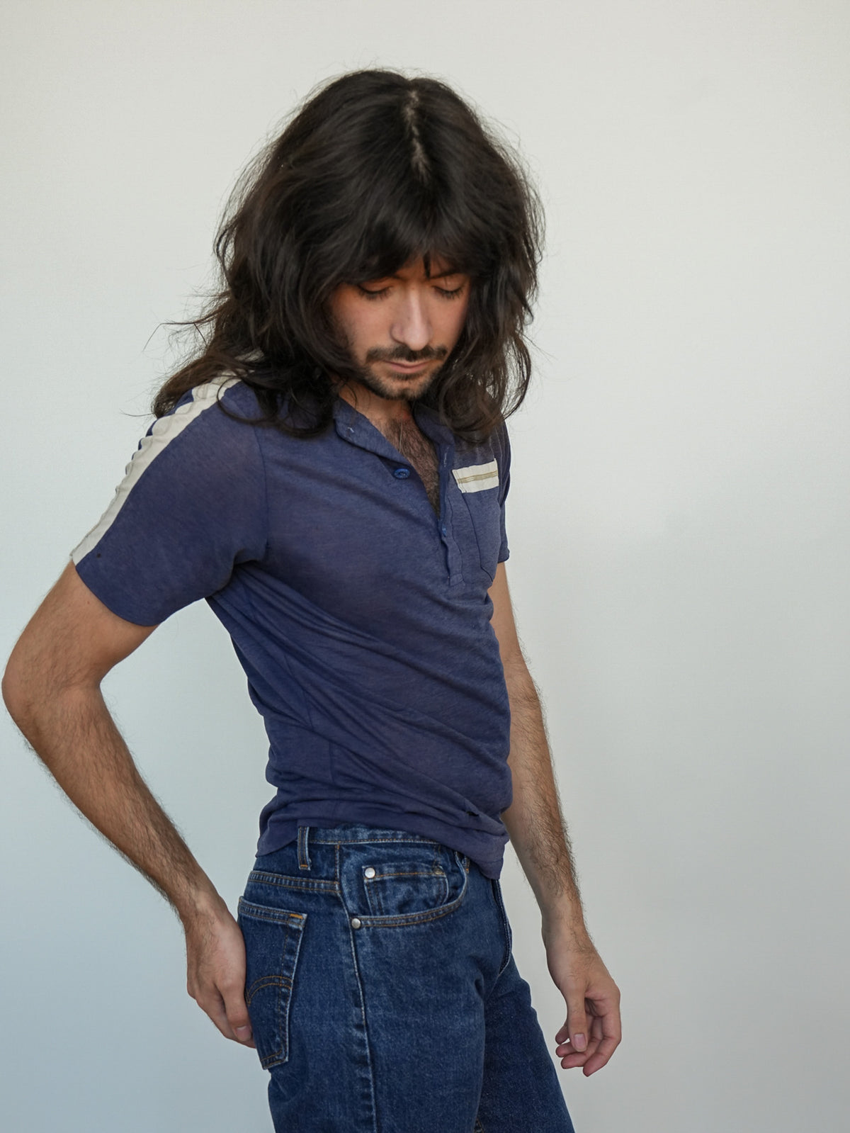 Threadbare Navy Polo